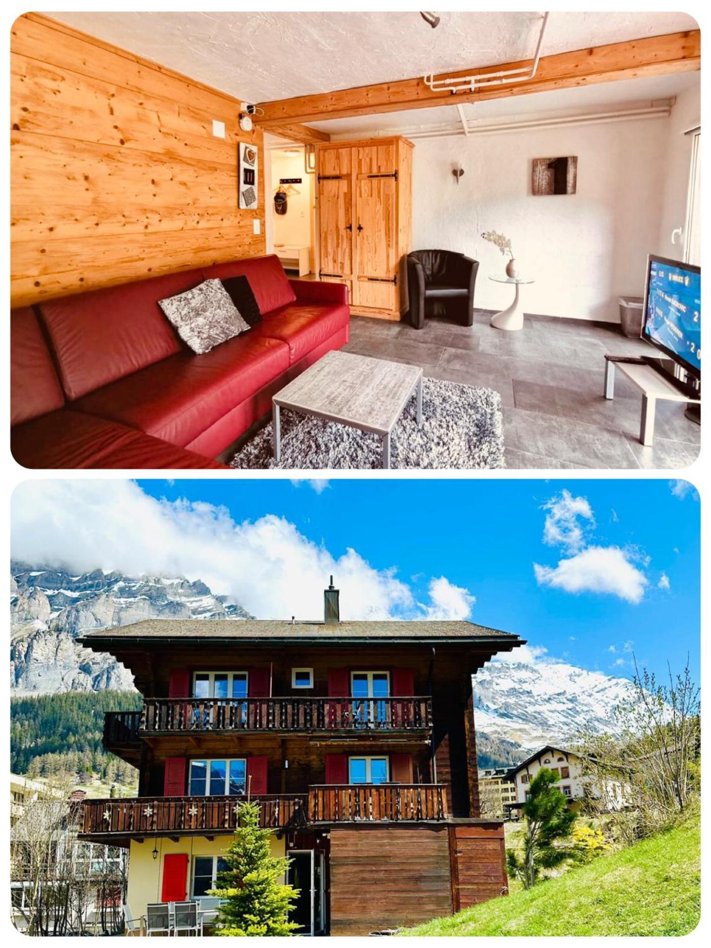 Apartments Chalet Tatyana Leukerbad Exteriér fotografie